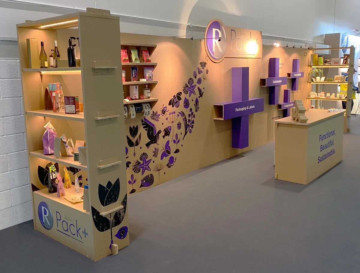 Bespoke exhibition stands which have been created specifically for an event.