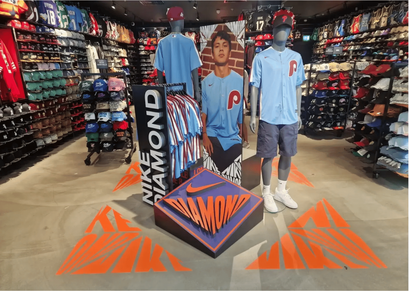 floor graphics in the shop