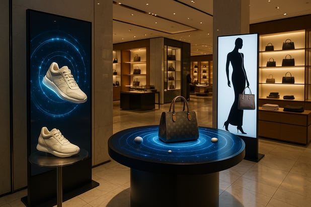 Point of sale merchandising displays which have been made with sustainable materials to attract more customers.