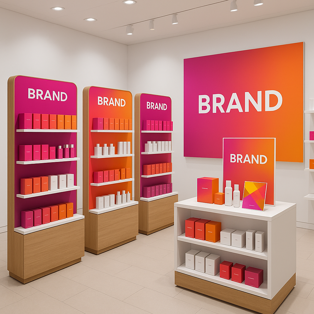 A sophisticated retail environment showcasing mult-1